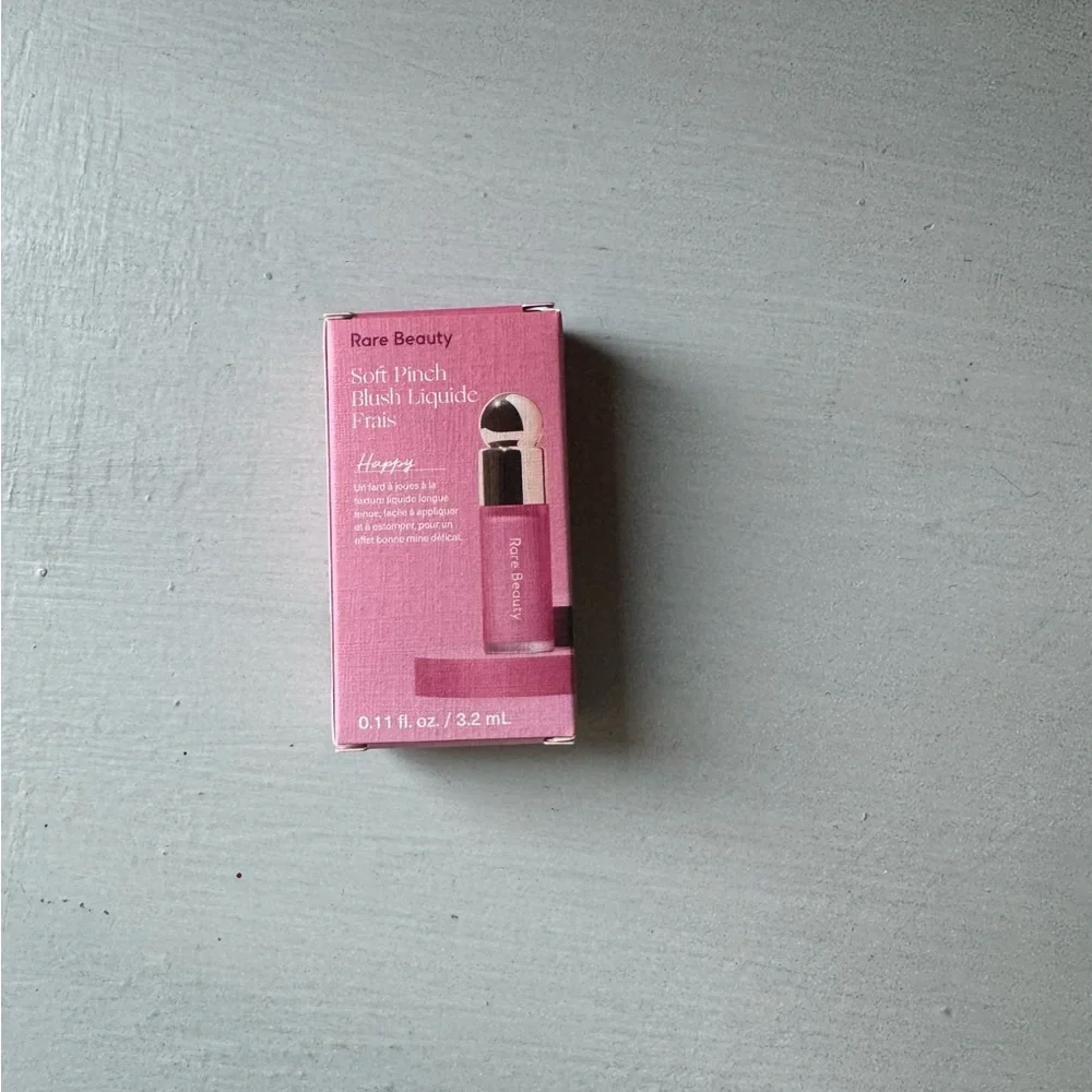 NWT Rare Beauty by Selena Gomez Mini Soft Pinch Liquid Blush Happy